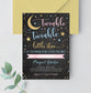 Editable Twinkle Twinkle Little Star Baby Shower Invitation