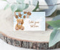 EDITABLE Teddy bear Baby shower Food tags