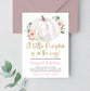 Editable Little Pumpkin Baby Shower Invitation