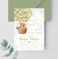 Editable Teddy Bear Baby Shower Invitation