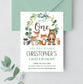 Editable Woodland Birthday Invitation